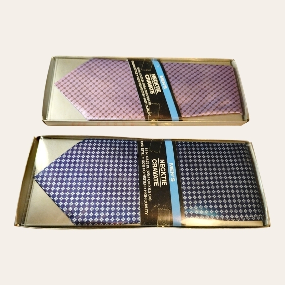 (Lot of 2)Vintage Italian Style High Quality Men's Neckties. C277​​​​​​ - Picture 3 of 6